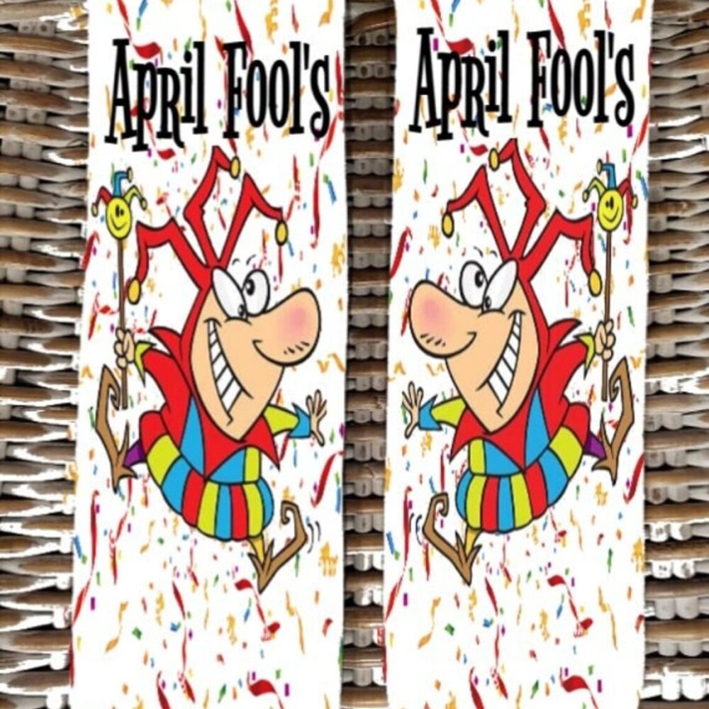 April Fool's Day Ankle Socks